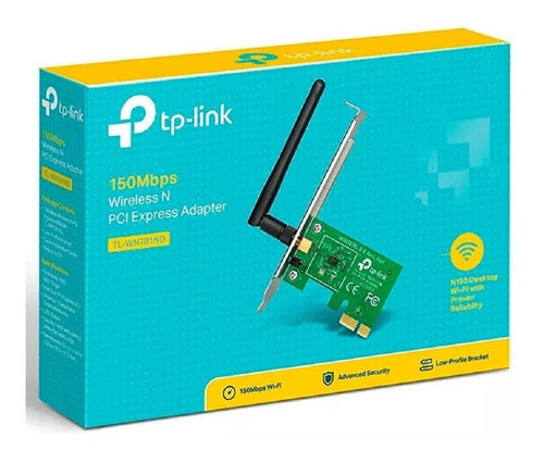 Tp-link Tl-wn781nd Tarjeta Red Pci Express Ieee 802.11b/g/n
