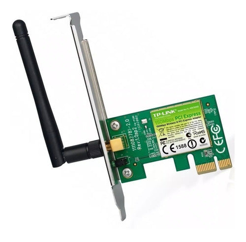 Tp-link Tl-wn781nd Tarjeta Red Pci Express Ieee 802.11b/g/n