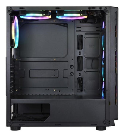 Gabinete Xzeal Xz120 Con Ventana Rgb Tower 3ventiladores Rgb