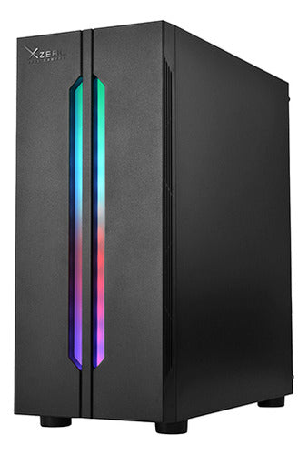 Gabinete Xzeal Xz120 Con Ventana Rgb Tower 3ventiladores Rgb