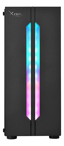 Gabinete Xzeal Xz120 Con Ventana Rgb Tower 3ventiladores Rgb