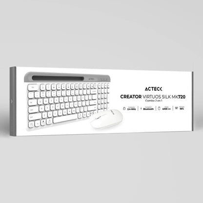 Kit De Teclado Y Mouse Acteck Creator Virtuos Silk Mk720