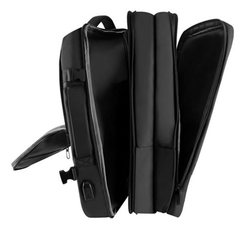 Mochila Expandible 12 Cm De Viaje Travela Pc-084808 15.6-17