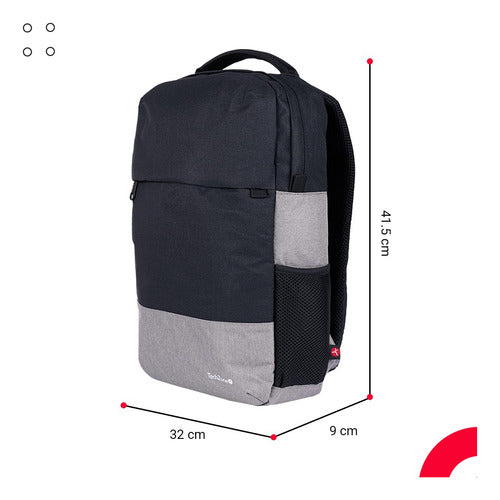 Techzone Mochila De Nylon/poliéster Tz21lbp07 Laptop 15.6