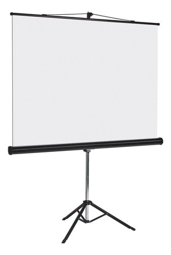 Multimedia Screens Pantalla De Tripié Mst-154, 86 , Blanco