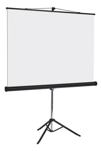 Multimedia Screens Pantalla De Tripié Mst-246, 137 , Blanco