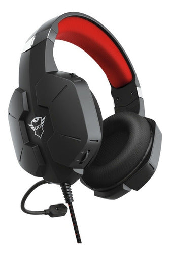Trust Audífonos Gamer Gxt 323 Carus Nintendo/xbox/ps4/ps5 Black