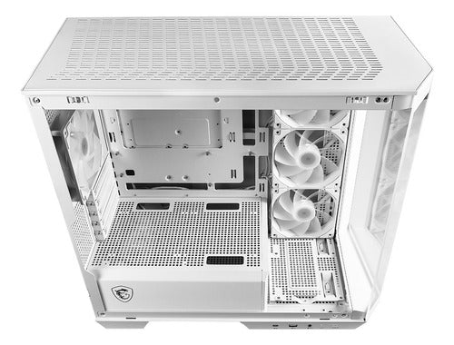 Gabinete Msi Mag Pano M100r Pz Vent Argb Micro-tower Blanco