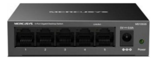 Switch De Escritorio Mercusys Ms105gs Gigabit De 5 Puertos