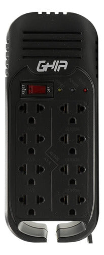Ghia Regulador De Voltaje Gvr-020, 800w, 2000va, 8 Contactos