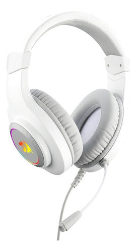 Headset Gamer Redragon Hylas White H260-rgb-w