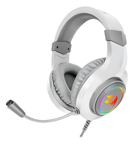 Headset Gamer Redragon Hylas White H260-rgb-w
