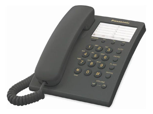 Panasonic Teléfono Básico Kx-ts550 Alámbrico Negro Analógica