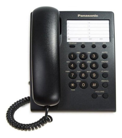 Panasonic Teléfono Básico Kx-ts550 Alámbrico Negro Analógica