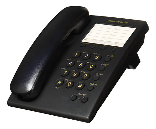 Panasonic Teléfono Básico Kx-ts550 Alámbrico Negro Analógica