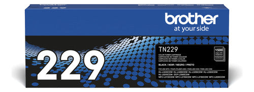 Toner Brother Tn229bk, Negro, Hasta 1,500 Páginas