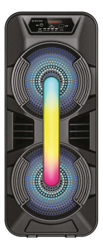 Necnon Bafle Nb-08x Bluetooth Alámbrico 7400w Pmpo Usb Negro