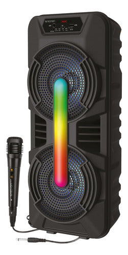 Necnon Bafle Nb-08x Bluetooth Alámbrico 7400w Pmpo Usb Negro