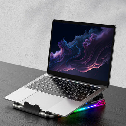 Acteck Base Enfriadora Froost Ex Be650 Rgb Laptop 16  Plata