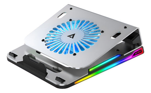 Acteck Base Enfriadora Froost Ex Be650 Rgb Laptop 16  Plata