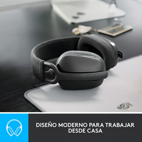 Logitech Audífonos Con Micrófono Zone Bluetooth Negro