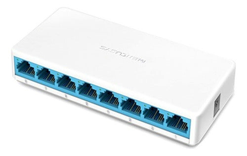 Switch Mercusys Fast Ethernet Ms108, 8 Puertos 1.6 Gbit/s