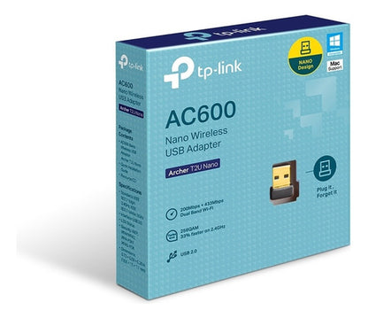 Tp-link Adaptador De Red Usb Archer T2u Nano Wlan 633 Mbit/s