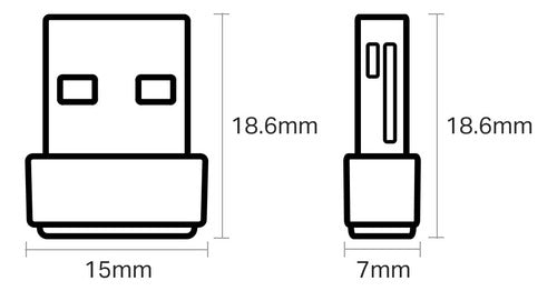Tp-link Adaptador De Red Usb Archer T2u Nano Wlan 633 Mbit/s
