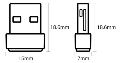 Tp-link Adaptador De Red Usb Archer T2u Nano Wlan 633 Mbit/s