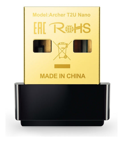 Tp-link Adaptador De Red Usb Archer T2u Nano Wlan 633 Mbit/s