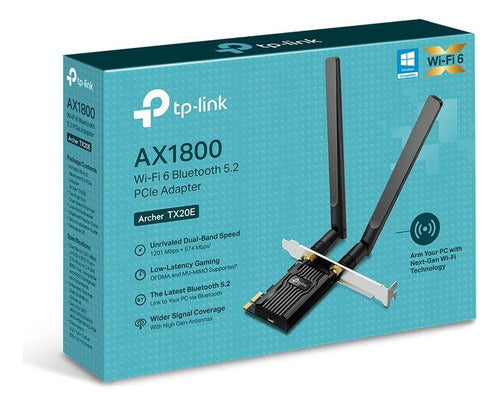 Tp-link Tarjeta De Red/bluetooth Archer Tx20e Wifi6 2 Antena