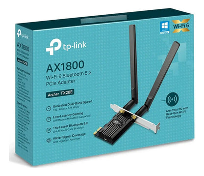 Tp-link Tarjeta De Red/bluetooth Archer Tx20e Wifi6 2 Antena