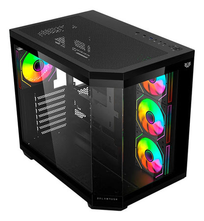 Gabinete Balam Rush Tank Super 9600 Tb Rgb Midi-tower Negro