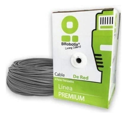 Brobotix Bobina De Cable Cat5e Cca Utp Elite 100 Metros Gris
