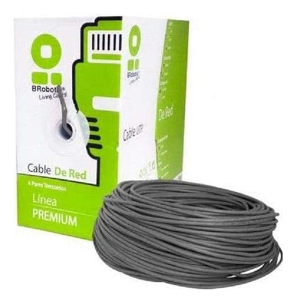 Brobotix Bobina De Cable Cat5e Cca Utp Elite 100 Metros Gris