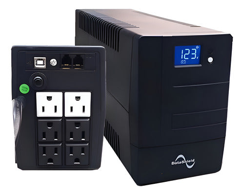 No-break Datashield Ks800 Lcd , 800 Va, 480 W, Negro 120v