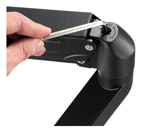Ovaltech Soporte De Escritorio Para 2 Monitores 17-27  6.5kg