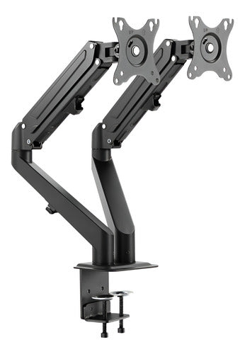 Ovaltech Soporte De Escritorio Para 2 Monitores 17-27  6.5kg