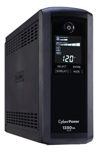 No Break Cyberpower Cp1350avrlcd, 810w, 1350va, 10 Contactos
