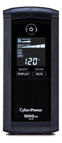 No Break Cyberpower Cp1000avrlcd, 600w, 1000va, 9 Contactos