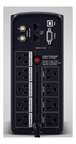 No Break Cyberpower Cp1000avrlcd, 600w, 1000va, 9 Contactos