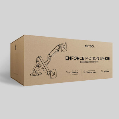 Acteck Brazo Articulado Escritorio 2 Monitores 17-32  Blanco