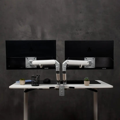 Acteck Brazo Articulado Escritorio 2 Monitores 17-32  Blanco