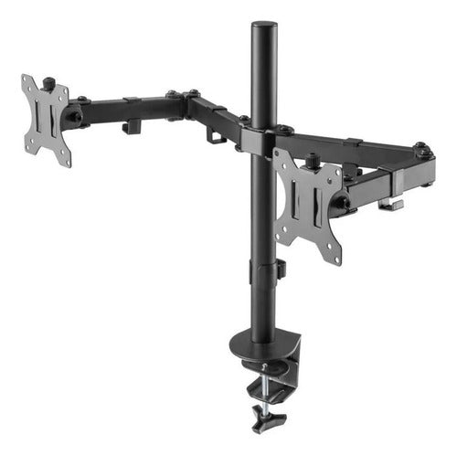 Ovaltech Soporte De Escritorio Para 2 Monitores 13 -32  8kg