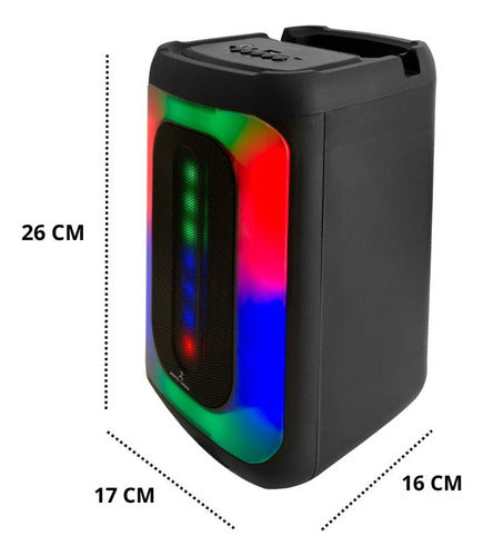 Perfect Choice Bocina Portátil Festa Mini, Bluetooth 10w Rms