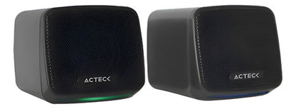 Acteck Bocinas Elant Cube, Alámbrico, 3w Rms, 3.5mm, Negro