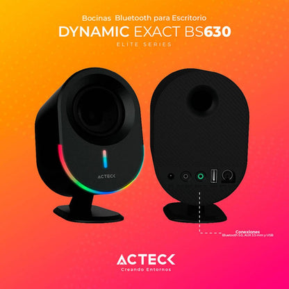 Acteck Bocinas Dynamic Exact Bs630 Bluetooth 2.0 Canales 20w