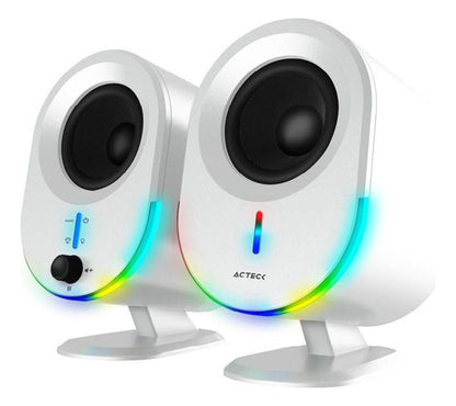 Acteck Bocinas Dynamic Exact Bs630 Bluetooth 2.0 20w Blanco