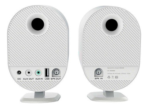 Acteck Bocinas Dynamic Exact Bs630 Bluetooth 2.0 20w Blanco