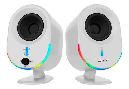 Acteck Bocinas Dynamic Exact Bs630 Bluetooth 2.0 20w Blanco